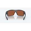 Costa Diego, Matte Gray, Green Mirror 580G Sunglasses