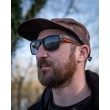 Очила Fox Collection Black & Orange Shades - Grey Lens