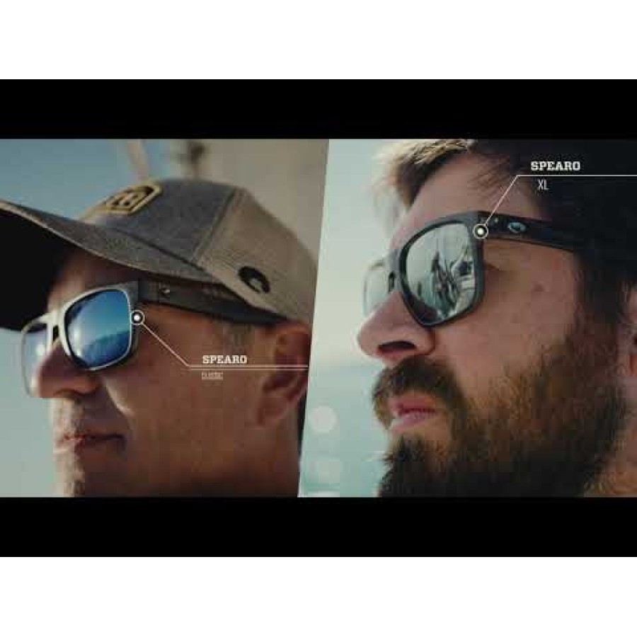 Ochelari Costa Spearo XL, Negru Mat, Oglindă Albastră 580P