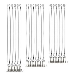 Повод за щука DLT Steel Leaders with Treble Hook on Card