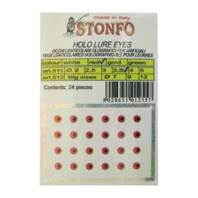 Stonfo Holo lure eyes - art. 511 - red