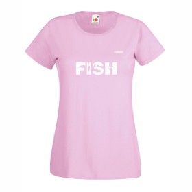 Γυναικείο T-shirt FISH, ροζ