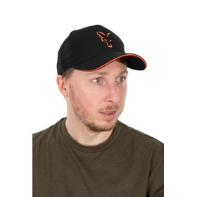 Fox Collection Trucker Cap Black & Orange